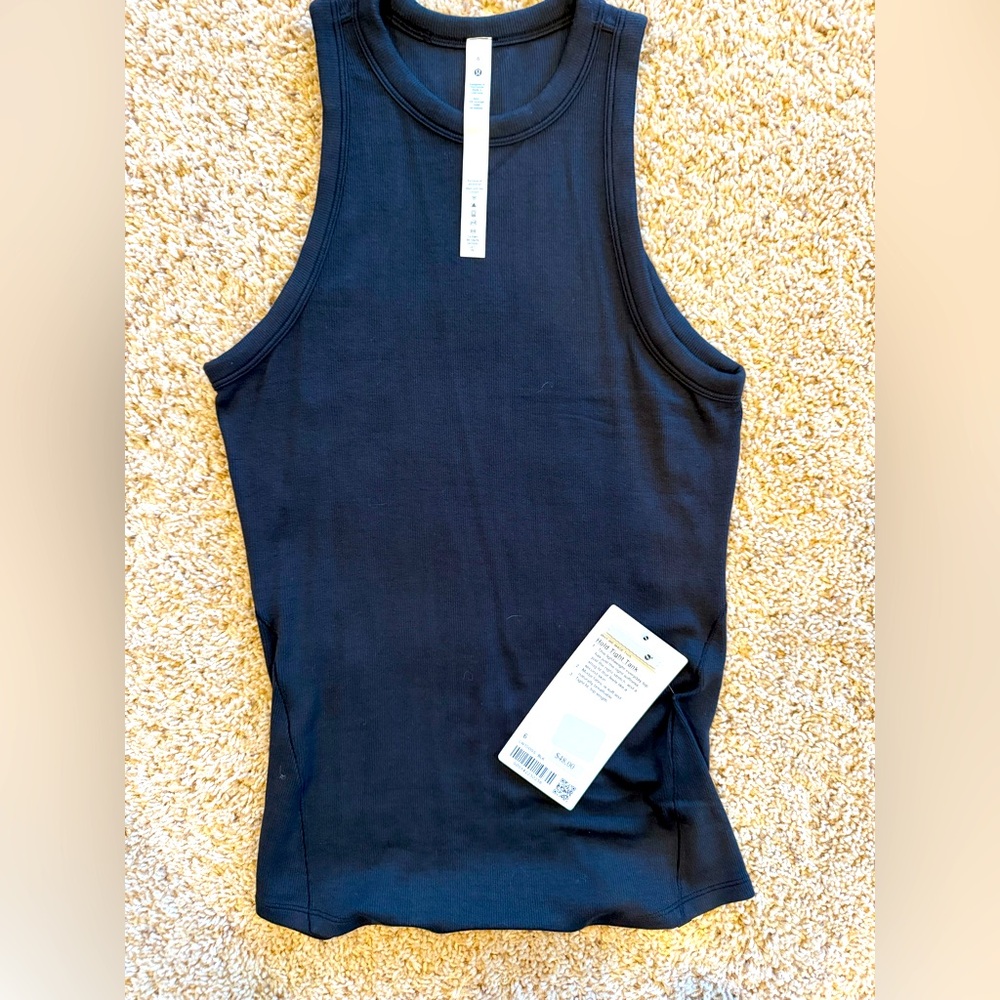 NWT Lululemon Hold Tight Tank Black
